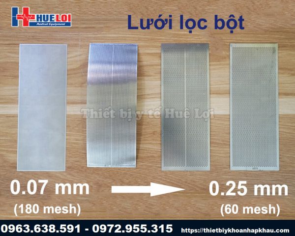 Kích thước tấm lưới lọc