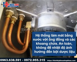 Hệ thống làm mát của máy nghiền