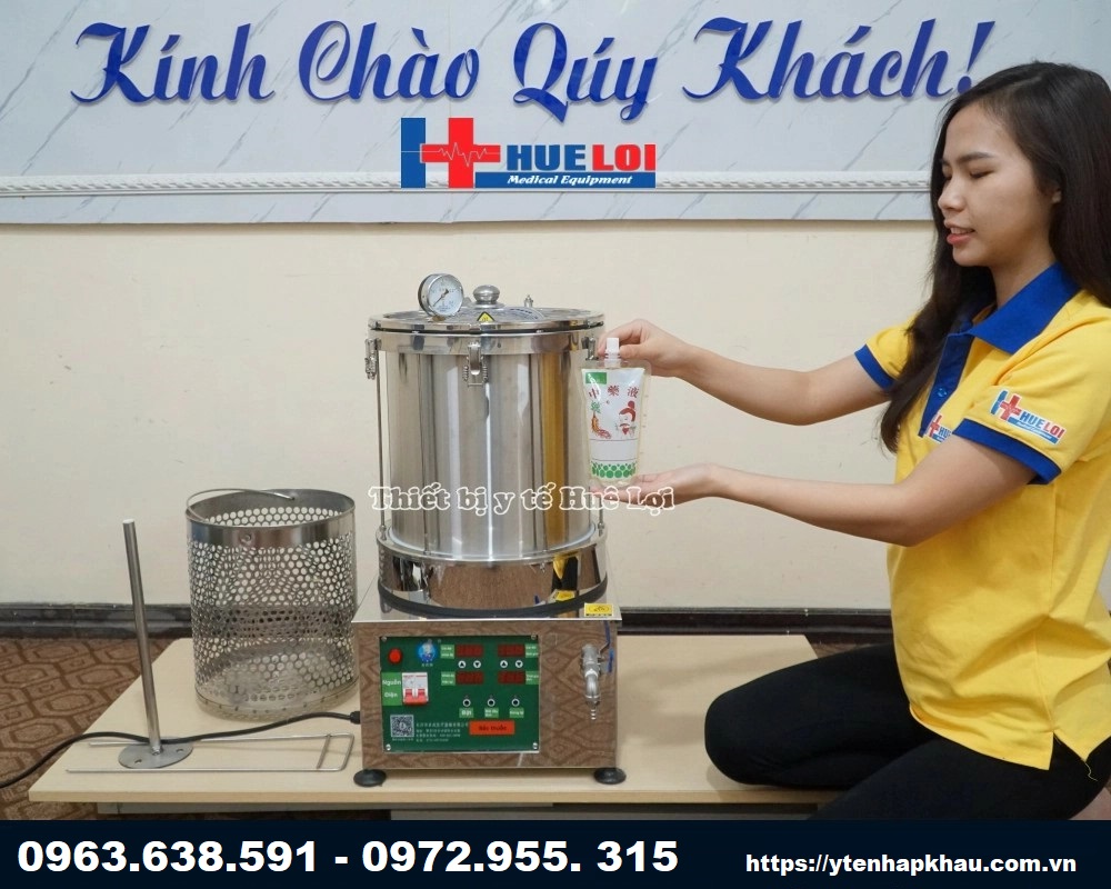 Máy sắc thuốc áp suất mini